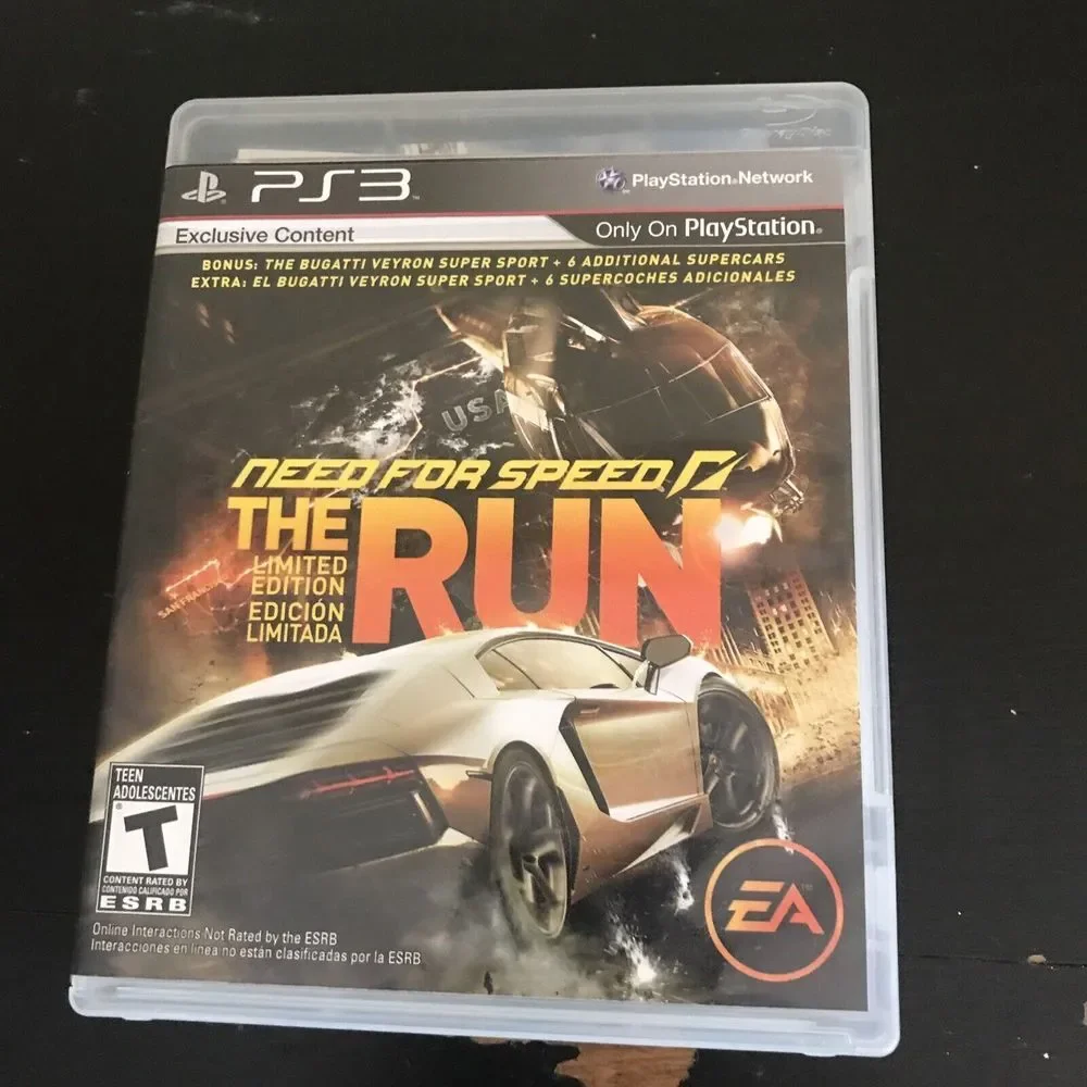 Need for Speed: The‎ Run (Sony PlayStation 3, 2011) PS3 Limited Edition untested